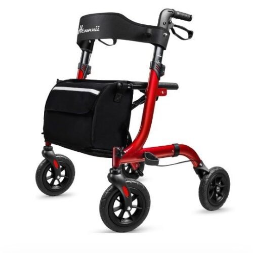 Rollator Walker for Seniors Red