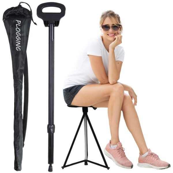 Portable Cane Chair Foldable