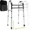 Rolling Side Walker for Seniors One-Handed Operation