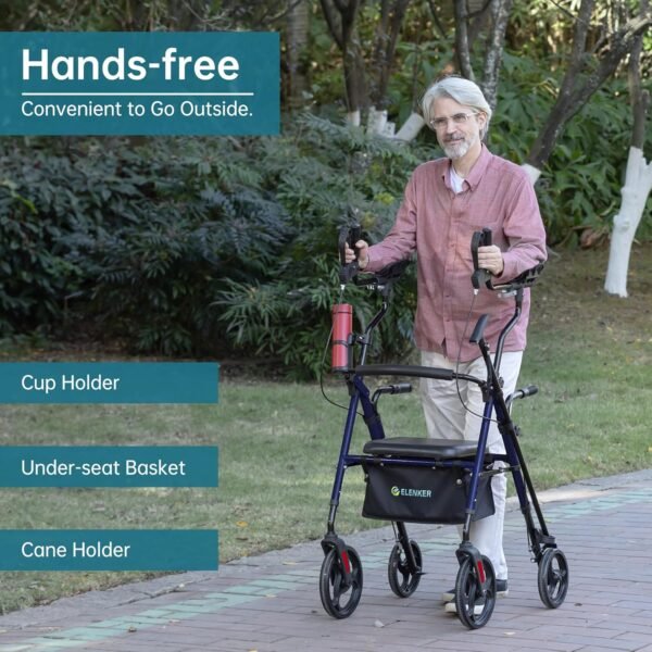 Upright Rollator Walker