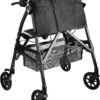Stander EZ Fold N Go Rollator Black Walnut