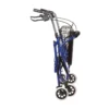 b77e1dee-8ff1-46c1-8266-132c0e0a5d45.11e91e9aa2ae5717a990f9b9fff51831 Ultra Lightweight Folding Aluminum Hemi Rollator with Padded Seat BLUE