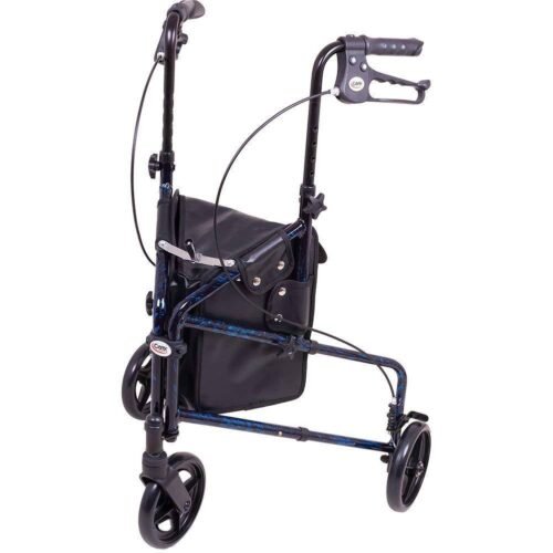 Carex 3 Wheel Walker For Seniors Height Adjustable Handles