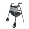 Folding Walker with Tray Black