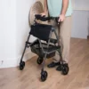 Stander EZ Fold N Go Rollator Black Walnut